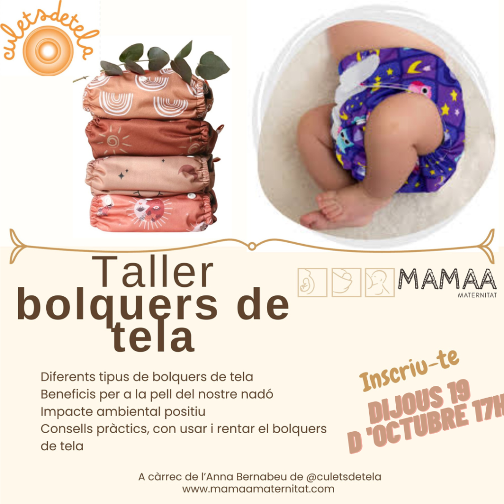 bolquers de tela taller presencial