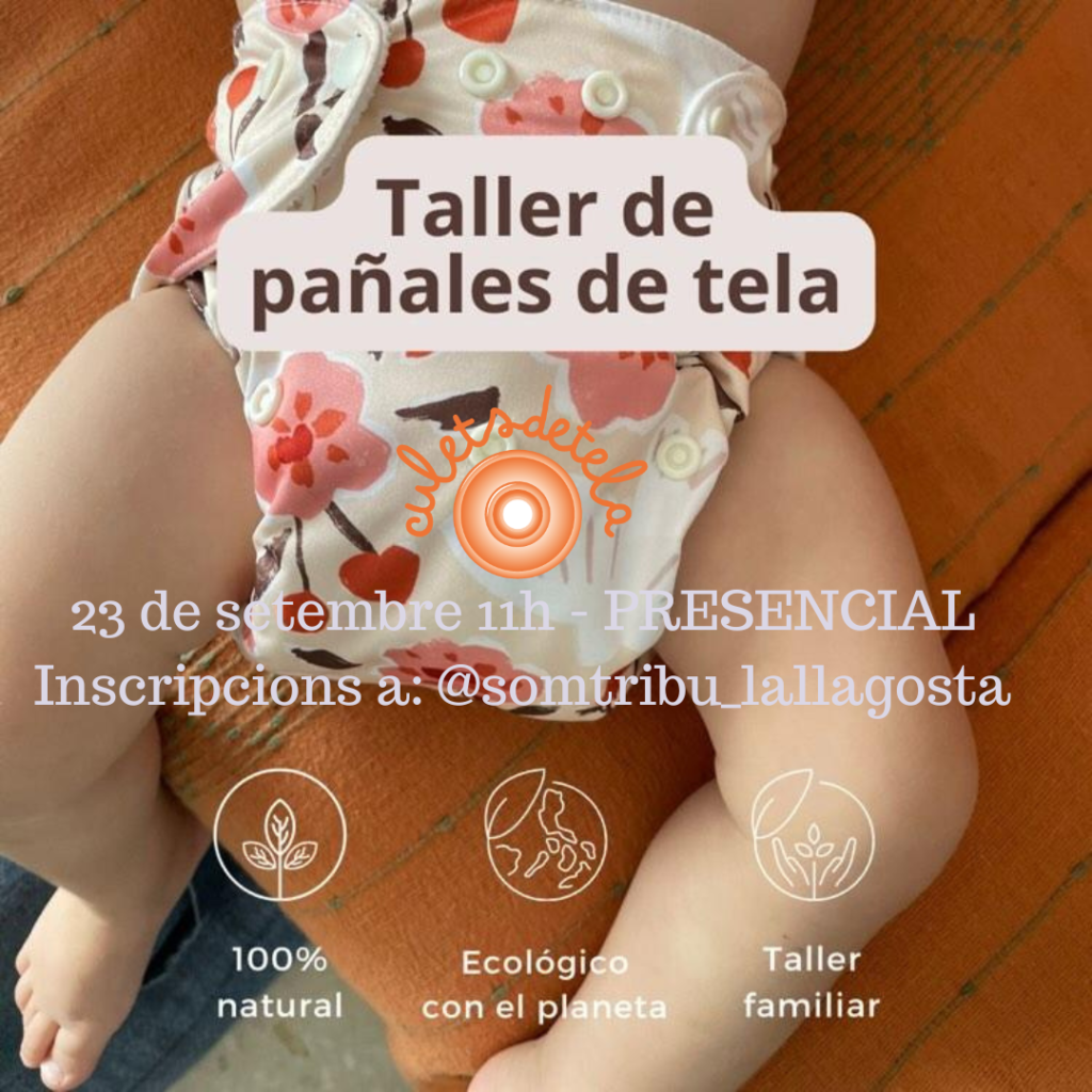 bolquers de tela taller presencial pañales de tela