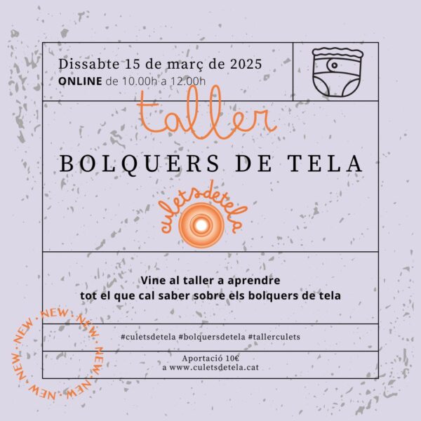 bolquers de tela, pañales de tela, bebe, nado, sostenibilitat, ecologia